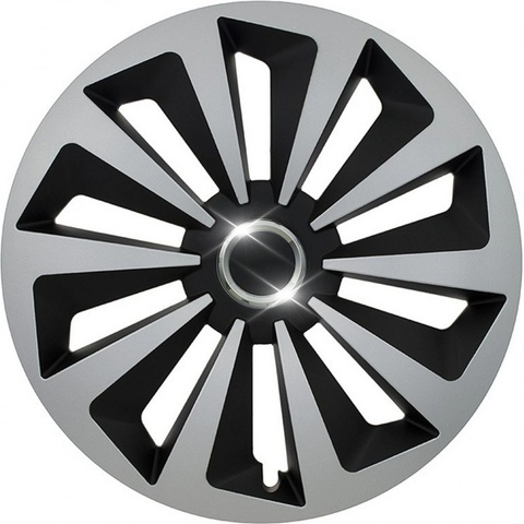 Compass Fox Ring Silver Black 15" 4 ks