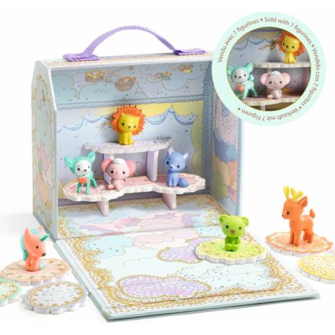 Djeco Tinyly domeček v kufříku Tinypets