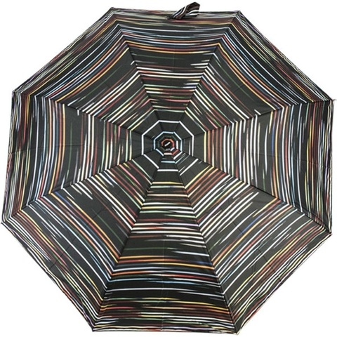 Doppler Mini Fiber desert Colorfull dámský skládací deštník černý