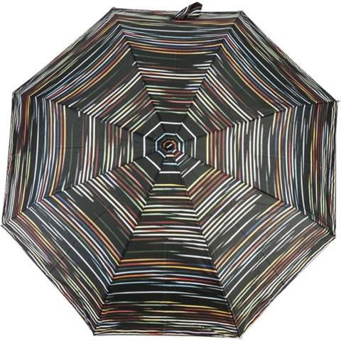 Doppler Mini Fiber desert Colorfull dámský skládací deštník černý