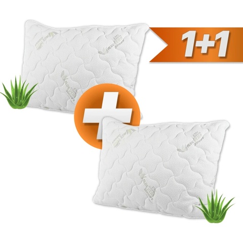 EMI Prošívaný antialergický polštář Aloe Vera 2ks 70x90