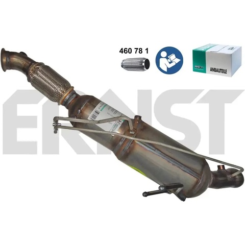 Filtr sazových částic, výfukový systém ERNST 910897