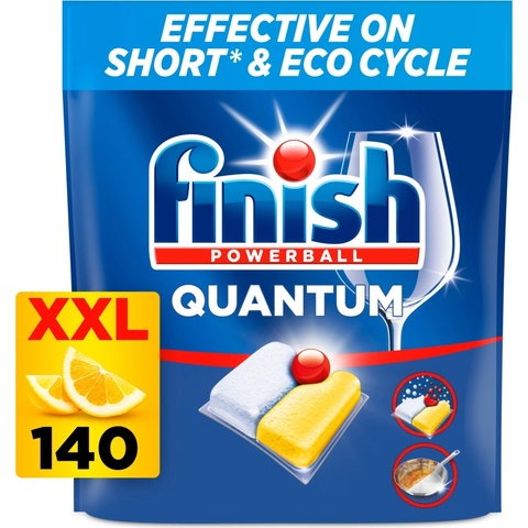Finish Quantum kapsle do myčky Lemon 140 ks