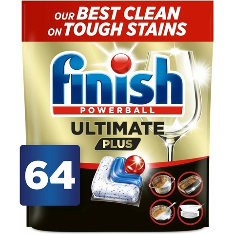Finish Ultimate Plus kapsle do myčky Fresh 64 ks