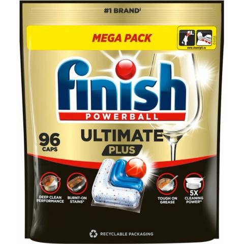 Finish Ultimate Plus kapsle do myčky Fresh 96 ks