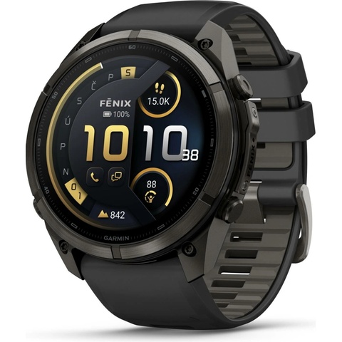 Garmin Fenix 9 Pro 51 mm AMOLED inReach Carbon Gray DLC Titanium Black/Pebble 010-04337-11
