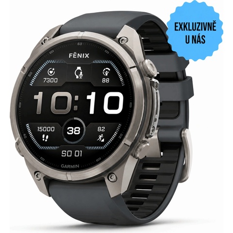 Garmin Fénix 9 Pro - 51 mm, AMOLED, Sapphire, Titanium, Graphite / Black 010-04337-26