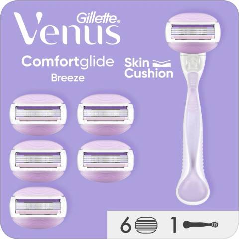 Gillette Venus ComfortGlide Breeze + 6 ks hlavic