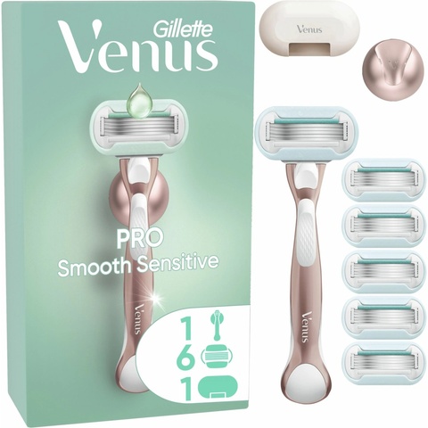 Gillette Venus Pro Smooth Sensitive + 6 ks hlavic
