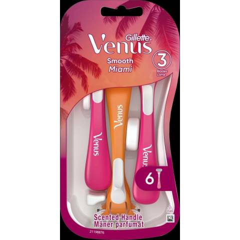 Gillette Venus Smooth Miami 6 ks