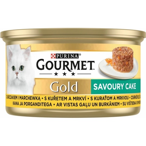 Gourmet Gold Savoury Cake kuře s mrkví 85 g