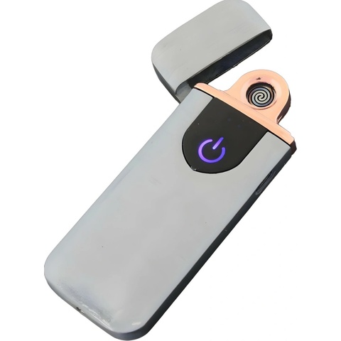 HARAHU Elektrický s USB nabíjením SL-39164 - Stříbrná
