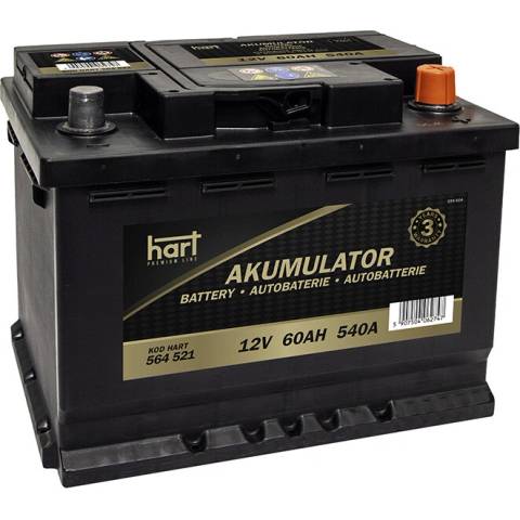 Hart 12V 60Ah 540A 564 521