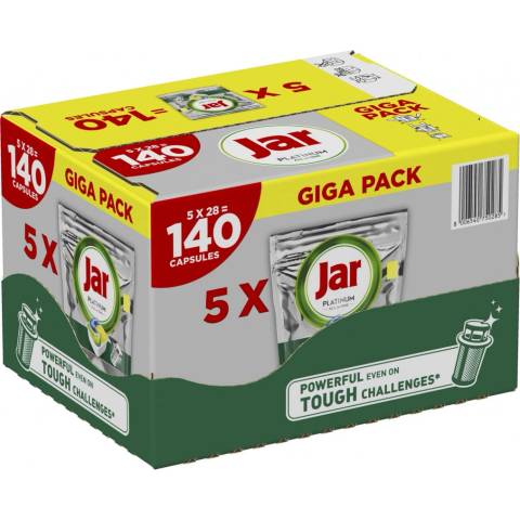 Jar kapsle na nádobí Platinum Yellow citron 5 x 28 ks