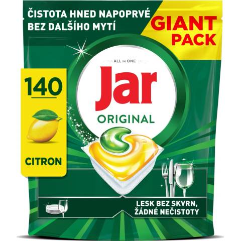 Jar Original Lemon kapsle do myčky 140 ks