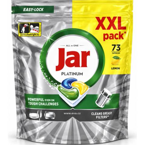 Jar Platinum Lemon kapsle do myčky 73 ks