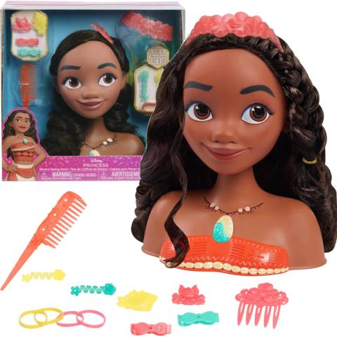 Just Play Disney Princess Moana, Stylingová hlava Basic