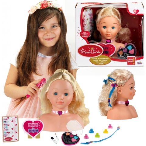 Klein HR 5219 Česací hlava a sada líčení princezny Coralie