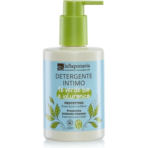 laSaponaria Intimní mycí gel ochranný se Zeleným čajem BIO 250 ml