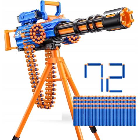 Motorizovaný NERF blaster, červený, 40 nábojů