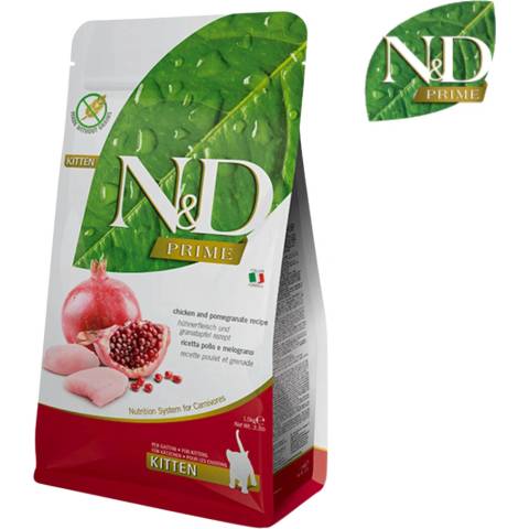 N&D Prime Kitten Grain Free Chicken & Pomegranate 5 kg
