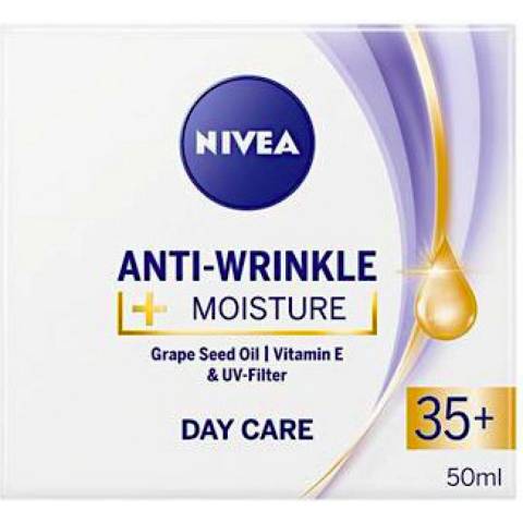 Nivea Anti Wrinkle Firming noční pleťový krém proti vráskám 50 ml