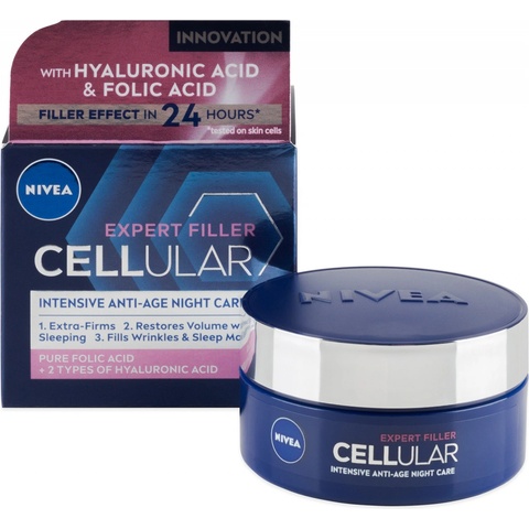 Nivea Cellular Anti Age noční krém pro omlazení pleti 50 ml