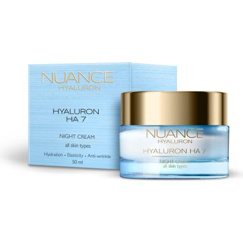 Nuance Hyaluron HA7 noční krém pro všechny typy pleti 50 ml