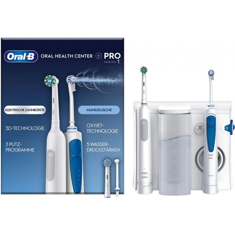 Oral-B Center OxyJet Oral Irrigator + Oral-B Pro 1