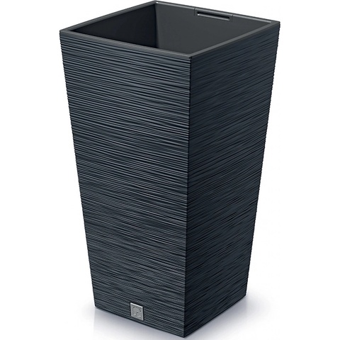 Prosperplast Květináč FURU SQUARE 24 cm antracit
