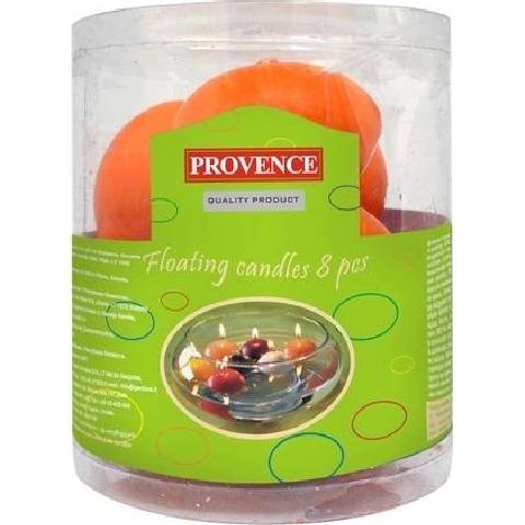 Provence plovoucí oranžová 8 ks