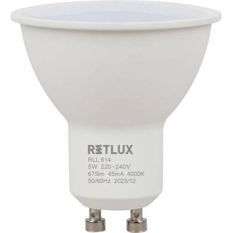 RETLUX RLL 614 GU10 bulb 5W CW D