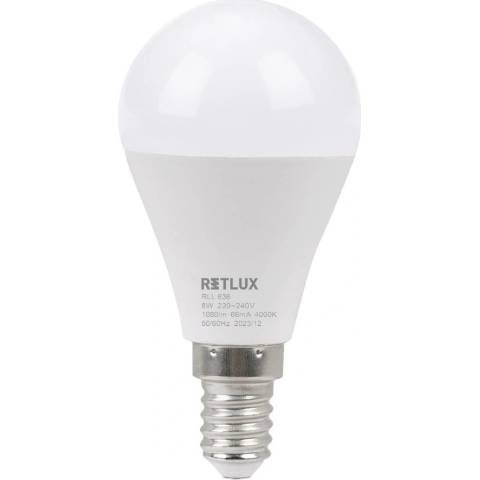 Retlux RLL 636 G45 E14 miniG 8W CW D
