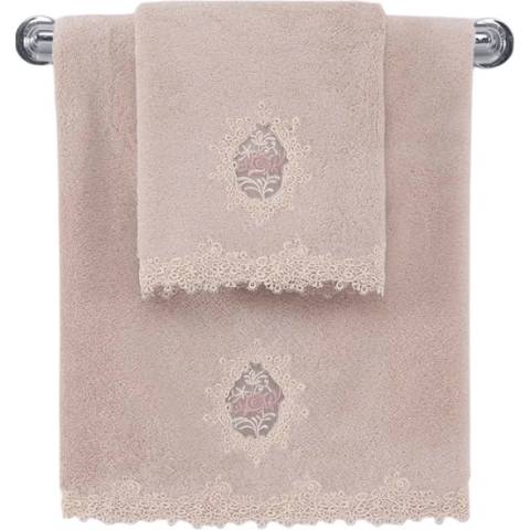 Soft Cotton Malé ručník DESTAN 30 x 50 cm Pudrová
