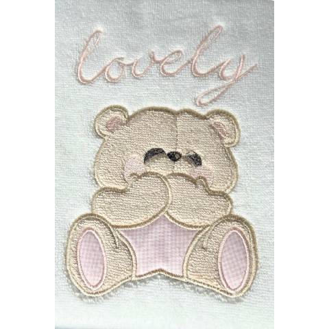 Soft Cotton Osuška a ručník LOVELY v dárkovém balení Bílá Růžová více rozměrů 2 ks
