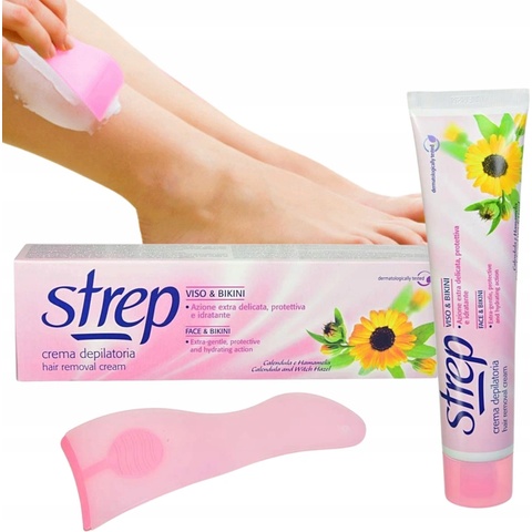 Strep depilační krém obličej a bikini s měsíčkem 75 ml