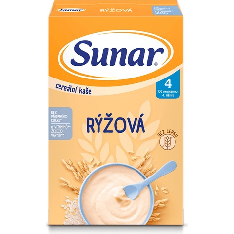 Sunar cereální kaše Rýžová 210 g