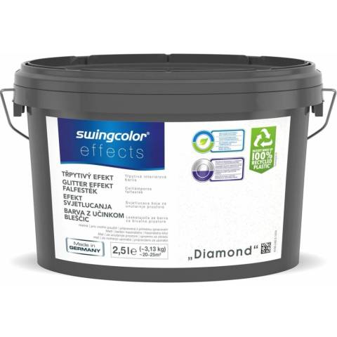 Swingcolor Barva s efektem třpytivým 2,5 l diamond matná 6196.U02,5.1574