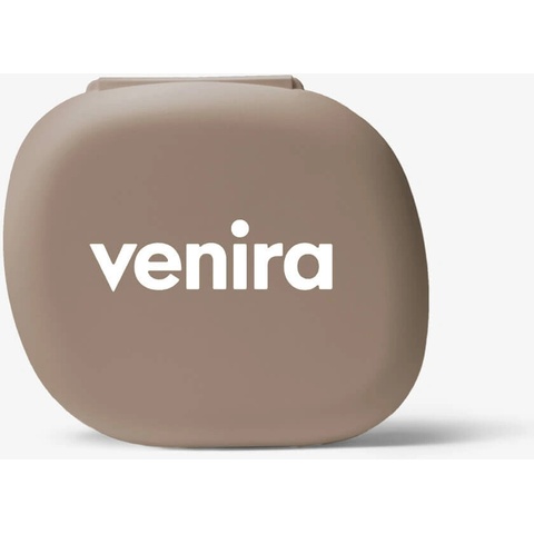 Venira pill box, tmavě hnědý