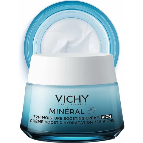 Vichy Minéral 89 bohatý hydratační krém 72h 50 ml