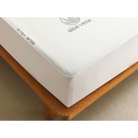 XPOSE Aloe Vera chránič matrace bílý 160x200