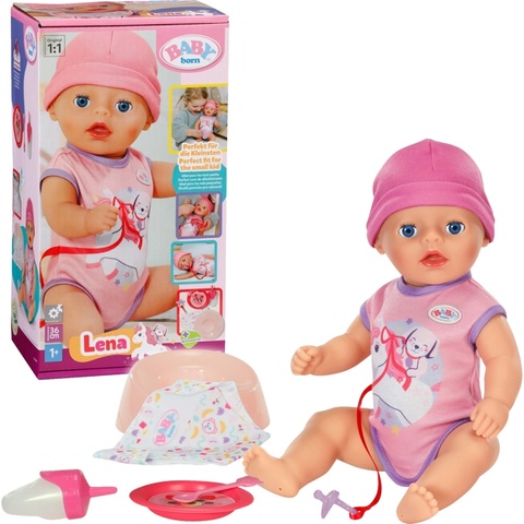 Zapf Creation BABY born Lena Soft Touch Little Girl 36 cm