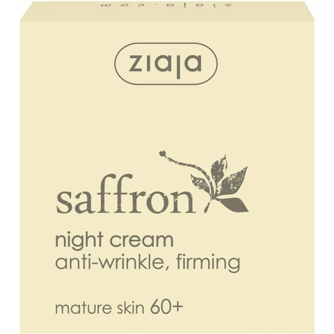 Ziaja Saffron vyživující a zpevňující noční krém 60+ pro zralou pleť 50 ml