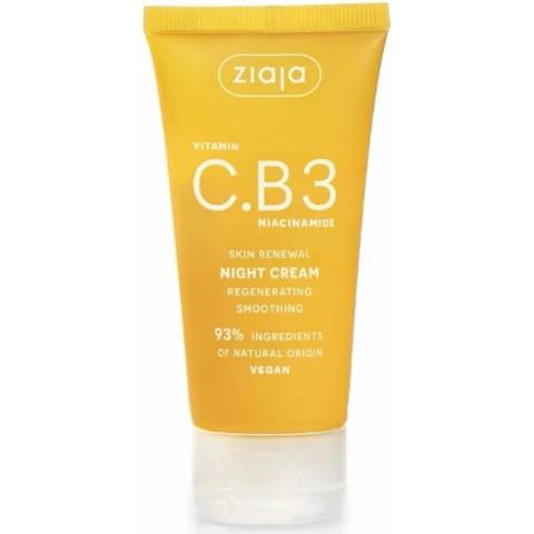 Ziaja Vitamin C.B3 Niacinamide Night Cream-Mask 50 ml